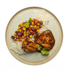 Grilled chicken thights